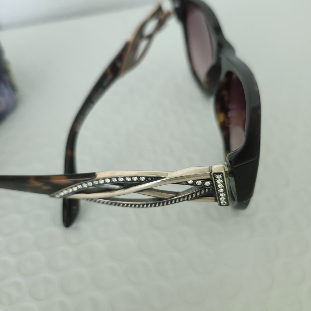 Brighton Neptune's Rings Swirl Sunglasses Tortoise Shell Frames - UC with tin - Picture 5 of 6